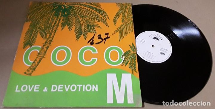 Discos de vinilo: MAXI SINGLE - COCO M - LOVE & DEVOTION - COCO M - 4 TEMAS - ITALO-DISCO - Foto 1