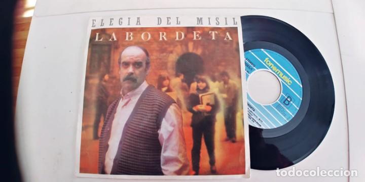 Discos de vinilo: LABORDETA-SINGLE ELEGIA DEL MISIL - Foto 1