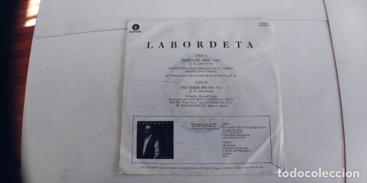 Discos de vinilo: LABORDETA-SINGLE ELEGIA DEL MISIL - Foto 2