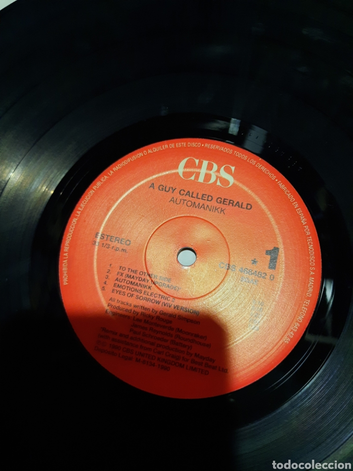 Discos de vinilo: A guy called Gerald - Automanikk - Foto 3