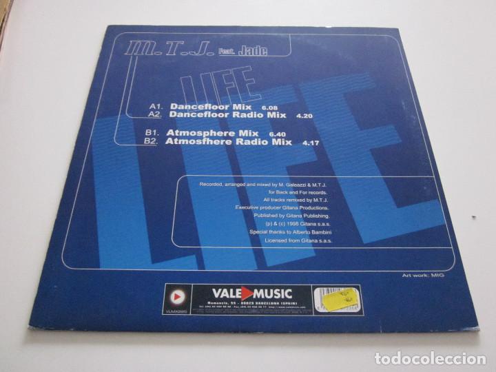 Discos de vinilo: M.T.J. Featuring Jade - Life (12&rdquo;) - Foto 2