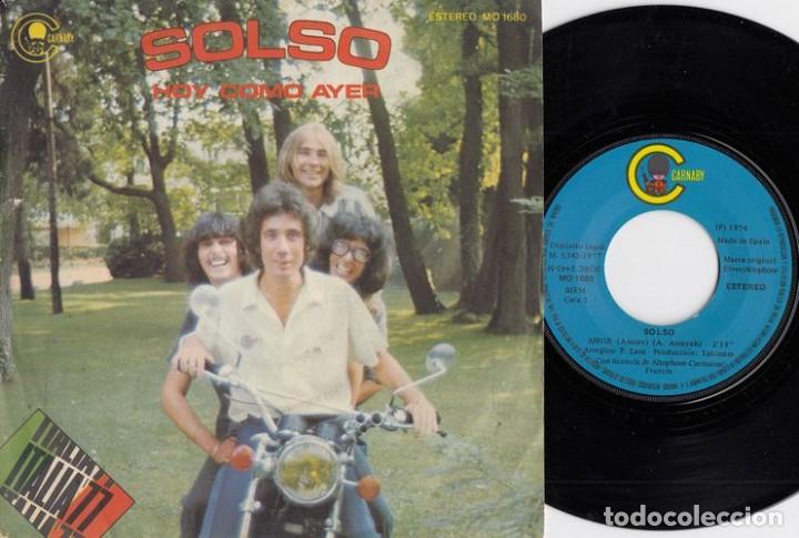 Discos de vinilo: SOLSO - OGGI E COME IERI - SINGLE DE VINILO EDICION ESPA&Ntilde;OLA # - Foto 1