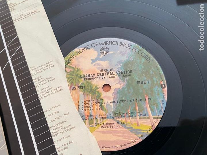 Discos de vinilo: GRAHAM CENTRAL STATION (MIRROR) LP (B-19) - Foto 2
