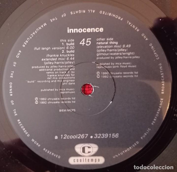 Discos de vinilo: INNOCENCE BUILD MAXI SINGLE VINILO 1992 - Foto 4