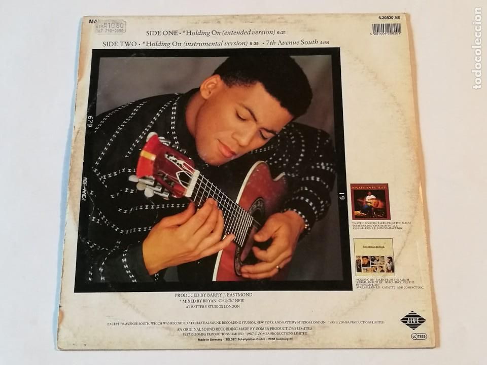 Discos de vinilo: Jonathan Butler - Holding On - 1987 - Foto 2
