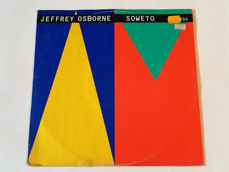 Discos de vinilo: Jeffrey Osborne - Soweto - 1986 - Foto 1