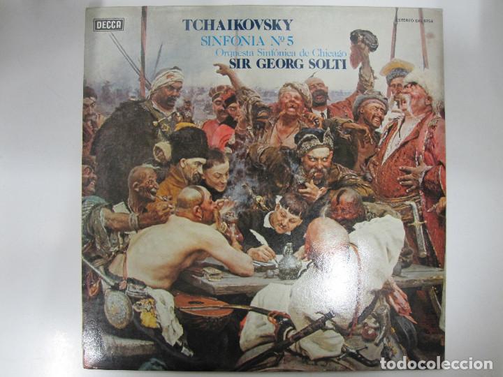 Discos de vinilo: LP Orq. Sinf&oacute;nica de Chicago &middot; Sinfonia n&ordm; 5 Tchaikovsky (RARO. VERSI&Oacute;N INEXISTENTE EN DISCOGS.COM)