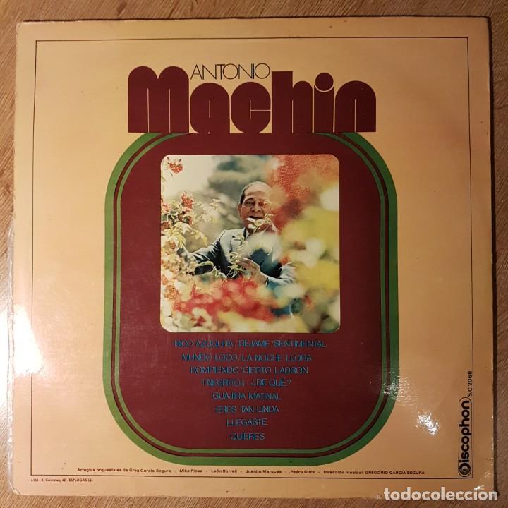 Discos de vinilo: DISCO LP ANTONIO MACH&Iacute;N. NEGRITO. DISCOPHON - Foto 2