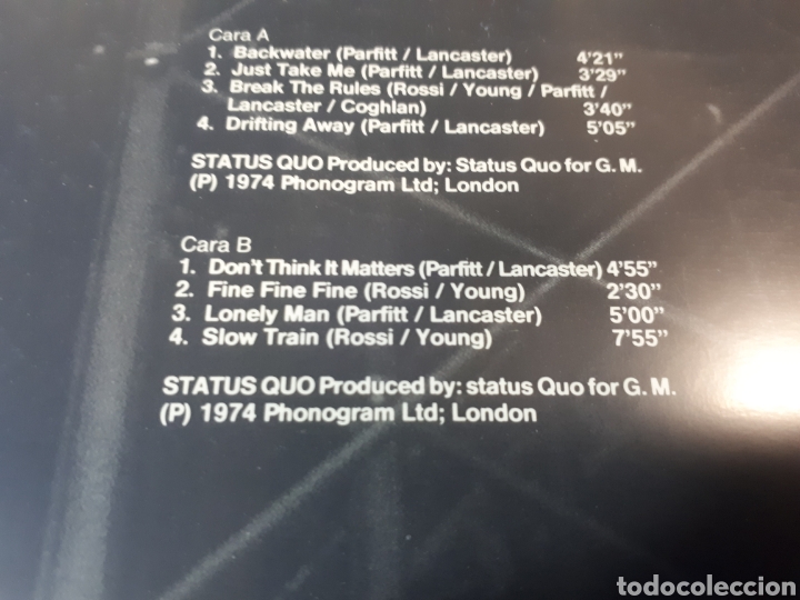Discos de vinilo: STATUS QUO QUO - Foto 3