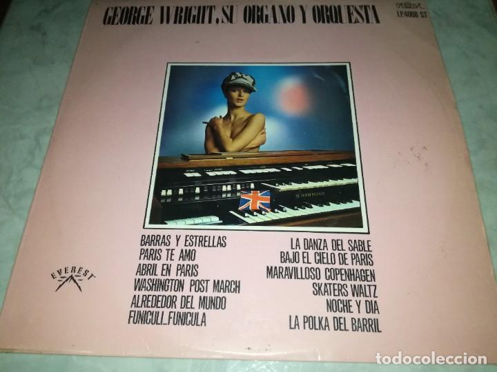 Discos de vinilo: GEORGE WRIGHT, SU ORGANO Y ORQUESTA-ORIGINAL A&Ntilde;O 1969 - Foto 1