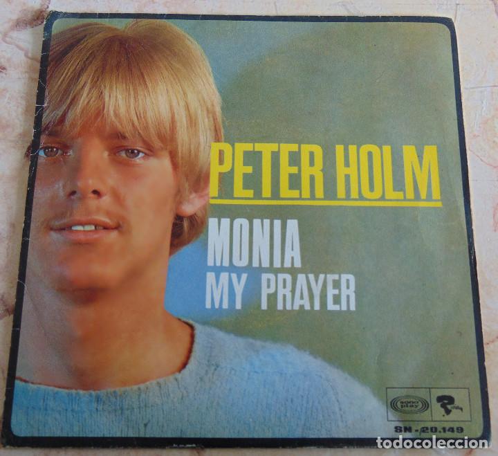 Discos de vinilo: Peter Holm &ndash; Monia - SINGLE 1968 - Foto 1