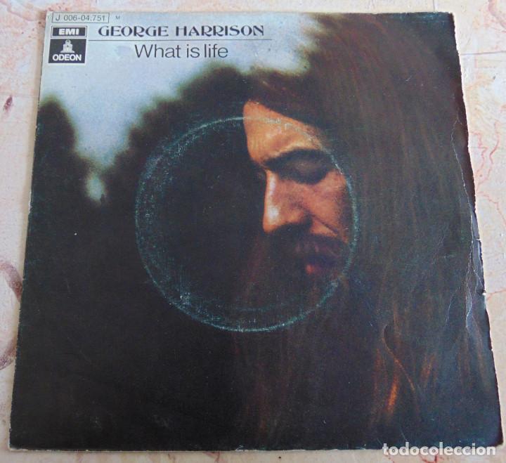 Discos de vinilo: George Harrison &ndash; What Is Life - SINGLE 1971 - Foto 1
