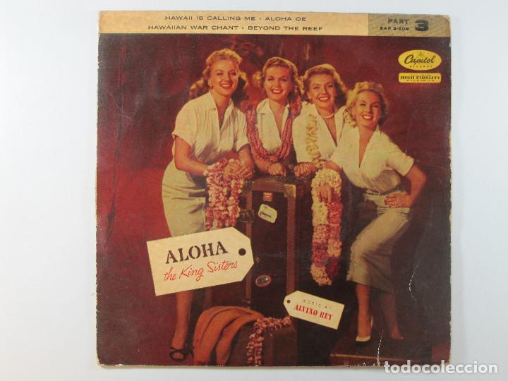 Discos de vinilo: EP The King Sisters. Aloha (~1957) (RARO. VERSION NO EXISTENTE EN DISCOGS.COM) - Foto 1