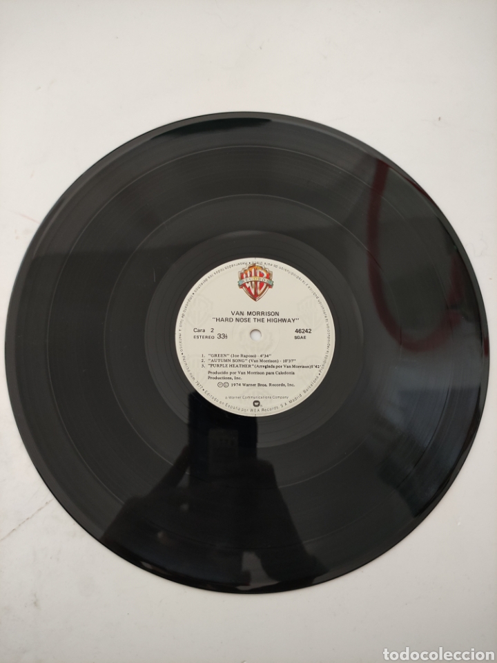 Discos de vinilo: LP hard nose the Highway Van Morrison - Foto 4