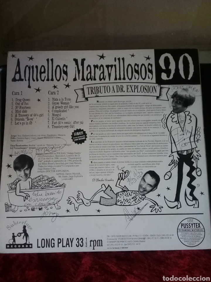 Discos de vinilo: DR. EXPLOSION 1996 Subterfuge Records - Foto 4