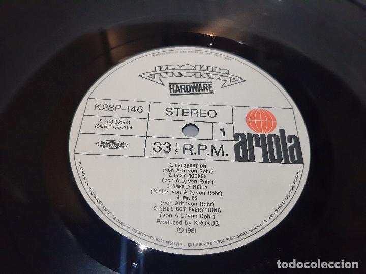 Discos de vinilo: KROKUS -HARDWARE- (1981) LP DISCO VINILO - Foto 3