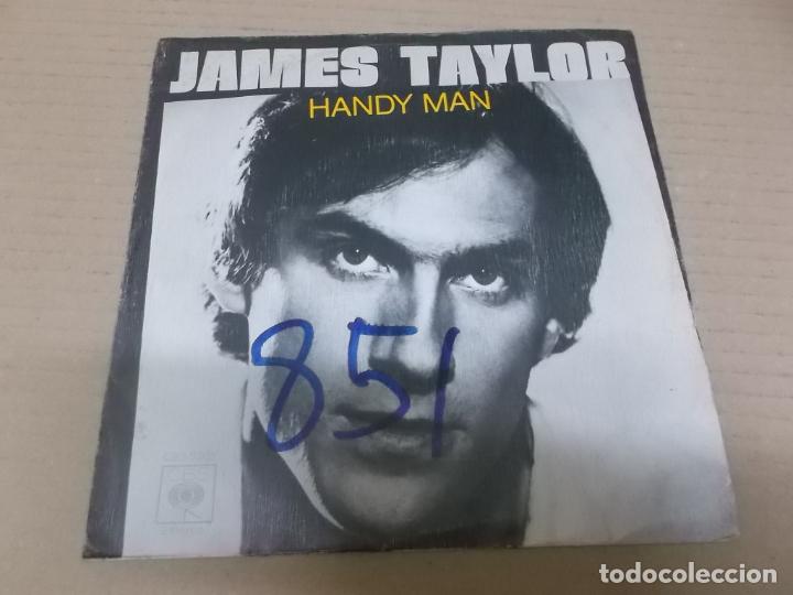 Discos de vinilo: JAMES TAYLOR (SINGLE) HANDY MAN A&Ntilde;O 1977 - Foto 1