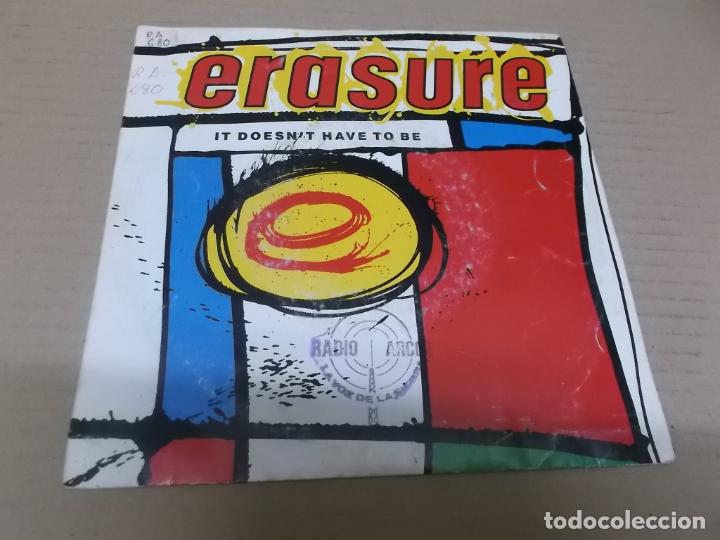 Discos de vinilo: ERASURE (SINGLE) IT DOESN&rsquo;T HAVE TO BE A&Ntilde;O 1987 - Foto 1