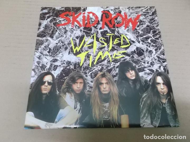 Discos de vinilo: SKID ROW (SINGLE) WASTED TIME A&Ntilde;O 1991 - Foto 1