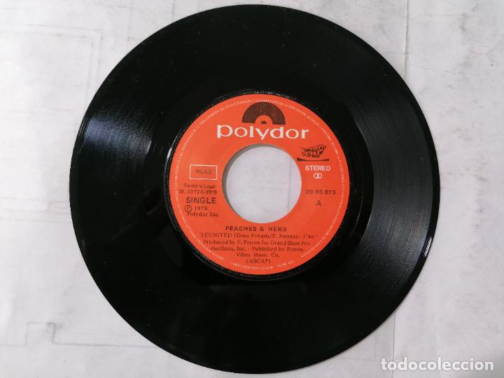 Discos de vinilo: PEACHES & HERB, REUNIDOS, , A&Ntilde;O 1978, POLYDOR - Foto 3