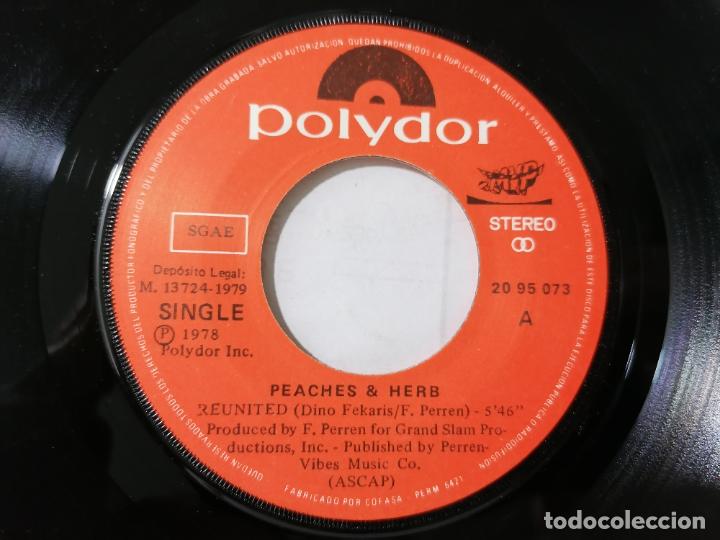 Discos de vinilo: PEACHES & HERB, REUNIDOS, , A&Ntilde;O 1978, POLYDOR - Foto 4
