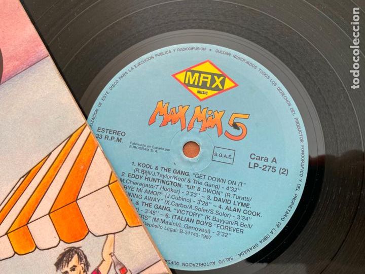 Discos de vinilo: MAX MIX 5 1&ordf; Y 2&ordf; PARTE. 2 x 2 LP (B-19) - Foto 7