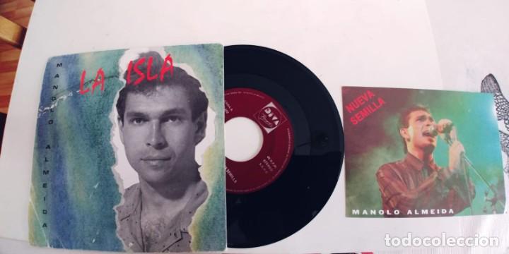 Discos de vinilo: MANOLO ALMEIDA-SINGLE LA ISLA - Foto 1