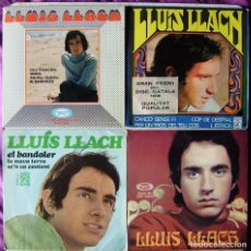 Discos de vinilo: LLUIS LLACH.LOTE DE 4 DISCOS-LOS DE LA FOTO. Lote 236698085