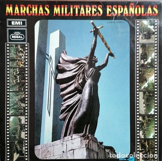 Discos de vinil: BANDA DE LA POLICIA ARMADA Y DE TRAFICO DE BARCELON- MARCHAS MILITARES ESPA&Ntilde;OLAS LP DE VINILO 1969 #