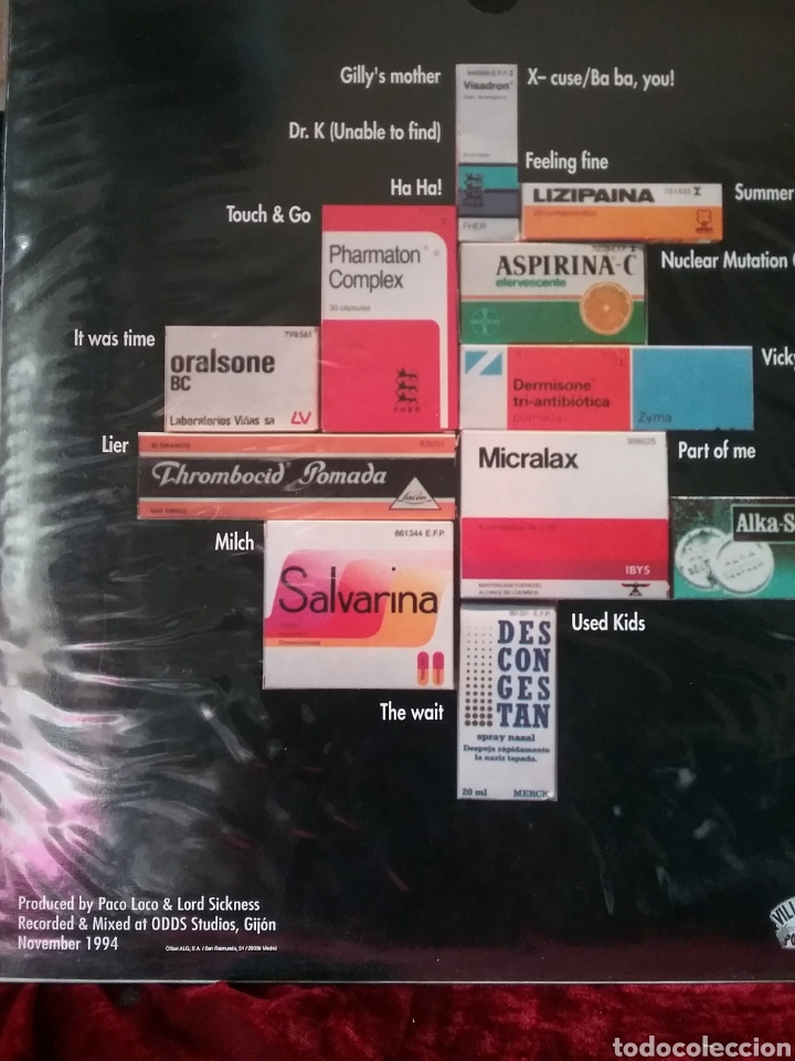 Discos de vinilo: LORD SICKNESS 1994 GOO RECORDS - Foto 2