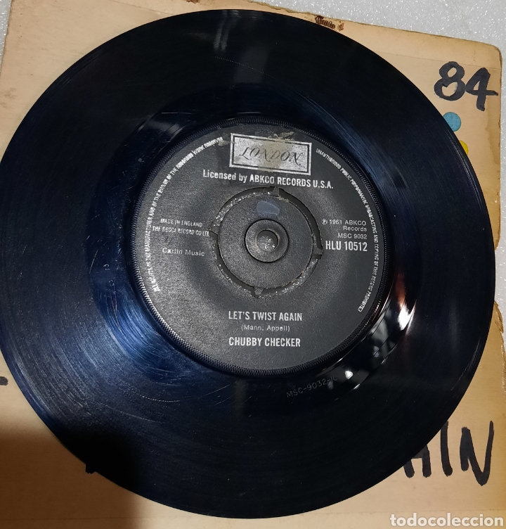 Discos de vinilo: Chubby Checker - Lets twist again. Edicion UK - Foto 1