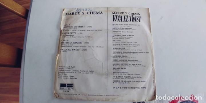 Discos de vinilo: MARCE Y CHEMA-EP LEJOS DE TI +3 - Foto 2
