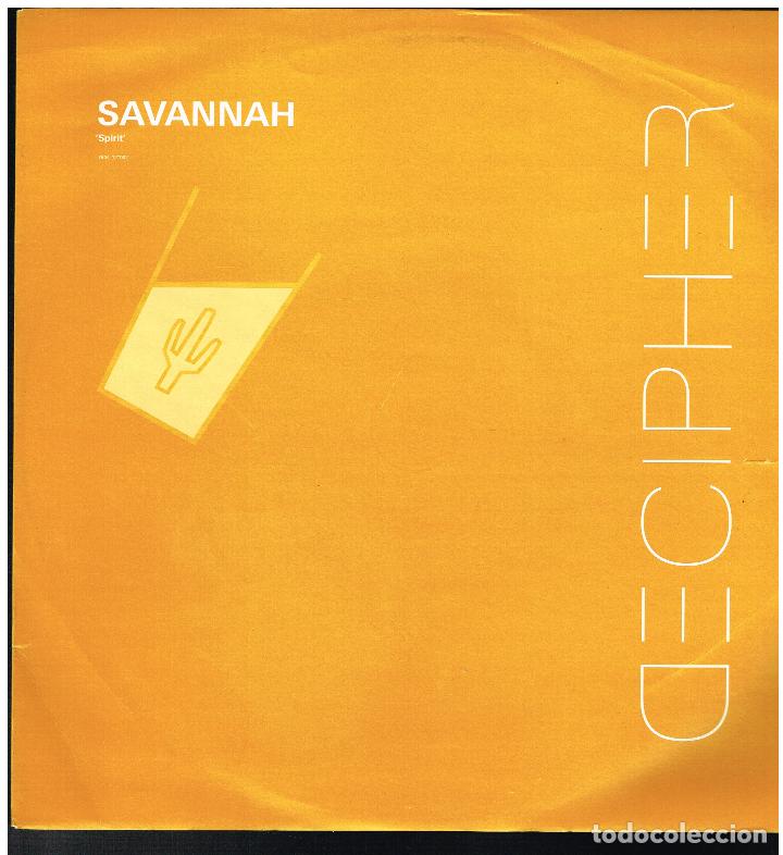 Discos de vinilo: SAVANNAH - SPIRIT - MAXI SINGLE 2000 - ED. UK - Foto 1