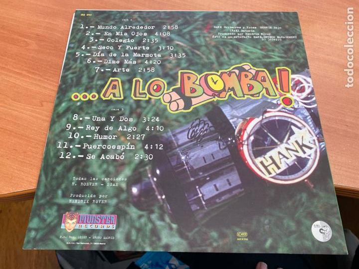 Discos de vinilo: HANK (A LO BOMBA) LP ESPA&Ntilde;A (B-19) - Foto 3