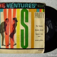 Discos de vinilo: THE VENTURES TWIST PARTY.THE TWOMP + 3...ESCASO. Lote 236805045