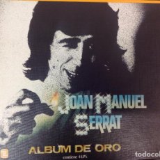 Discos de vinilo: JOAN MANUEL SERRAT ALBUM DE ORO. Lote 236812465