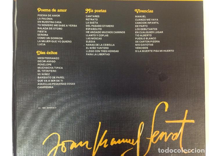Discos de vinilo: Joan Manuel Serrat Album de oro - Foto 2