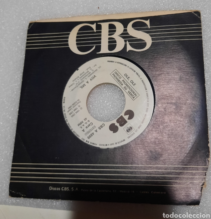 Discos de vinilo: Ole Ole - voy a mil. PROMOCIONAL - Foto 1