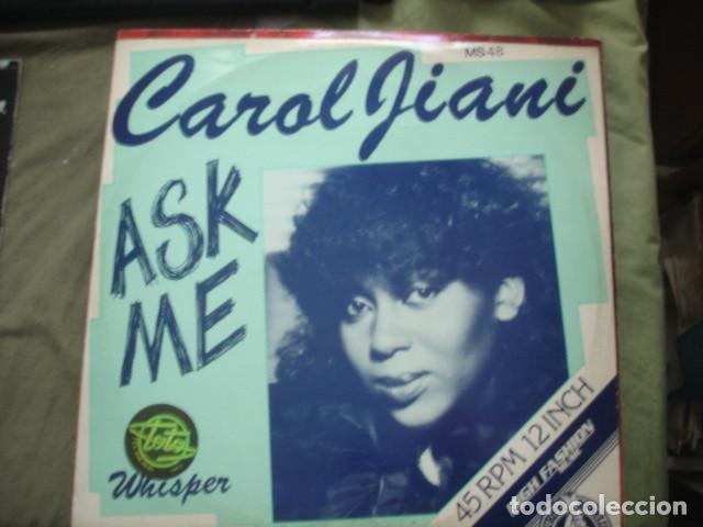 Discos de vinilo: Carol Jiani Ask Me / Whisper - Foto 1