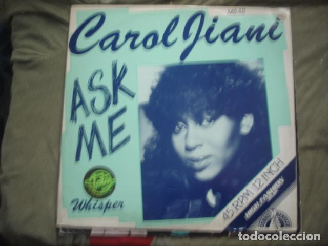 Discos de vinilo: Carol Jiani Ask Me / Whisper - Foto 2