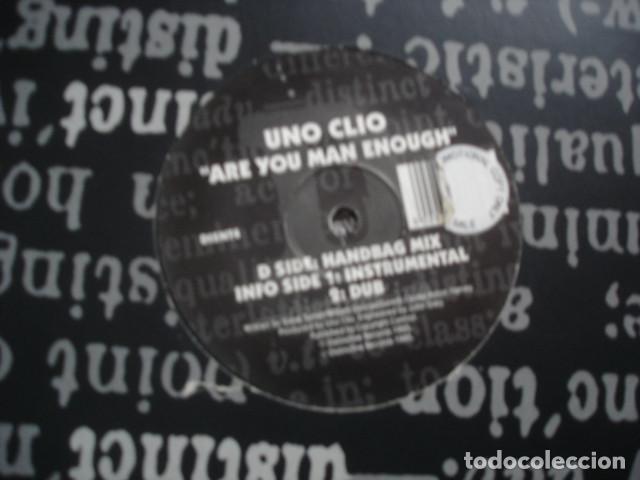 Discos de vinilo: Uno Clio &lrm; Are You Man Enough - Foto 1