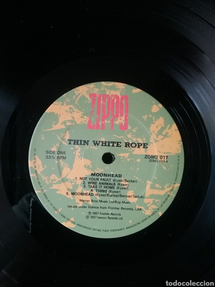Discos de vinilo: THIN WHITE ROPE 1987 Frontier Zippo Records - Foto 3