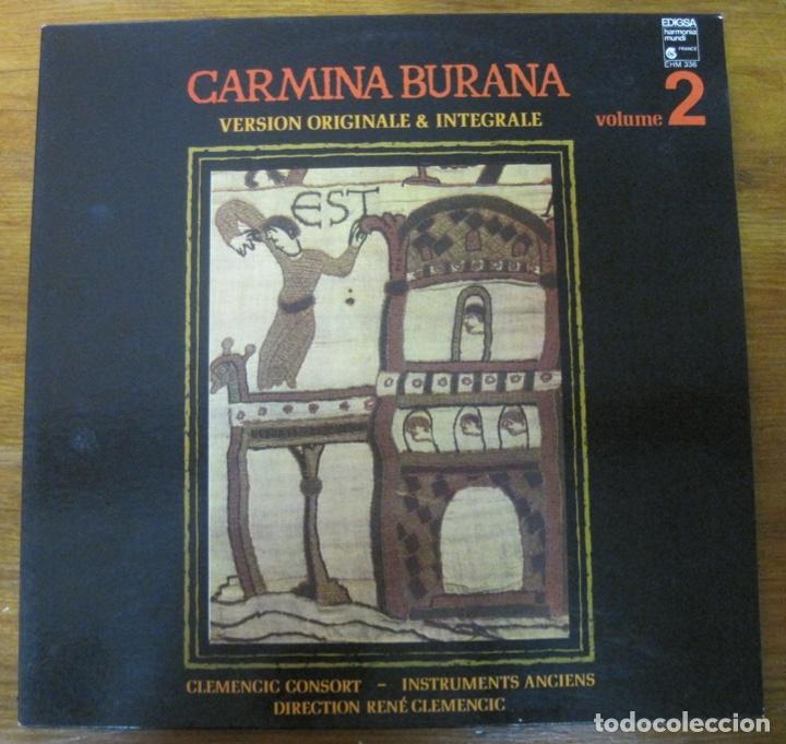 Discos de vinilo: Clemencic Consort Carmina Burana. Version Originale & Integrale. Volume 2 - Foto 1