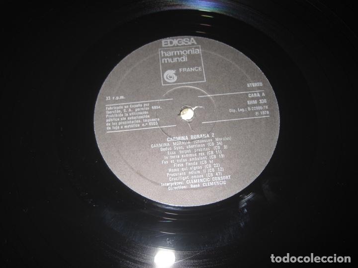 Discos de vinilo: Clemencic Consort Carmina Burana. Version Originale & Integrale. Volume 2 - Foto 5