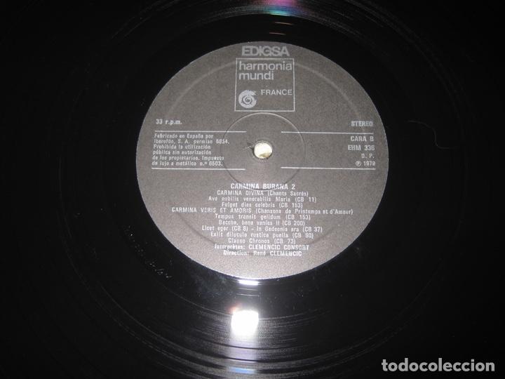 Discos de vinilo: Clemencic Consort Carmina Burana. Version Originale & Integrale. Volume 2 - Foto 6