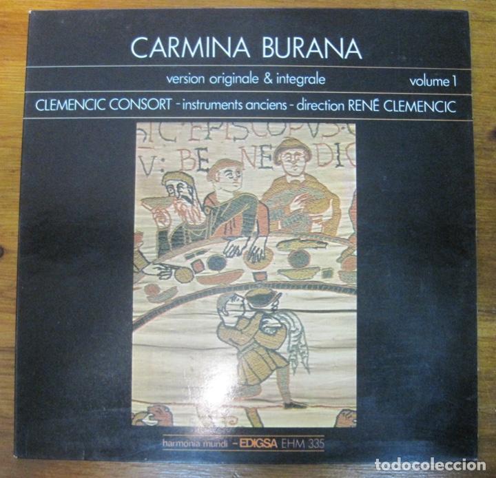Discos de vinilo: Clemencic Consort &lrm;&ndash; Carmina Burana. Version Originale & Integrale. Volume 1 - Foto 1