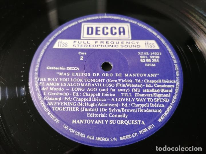 Discos de vinilo: MANTOVANI, MAS EXITOS DE ORO, 1981 DECCA - Foto 6