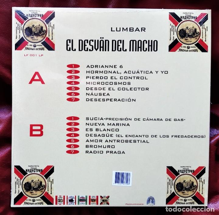 Discos de vinilo: EL DESV&Auml;N DEL MACHO - LUMBAR LP - Foto 2