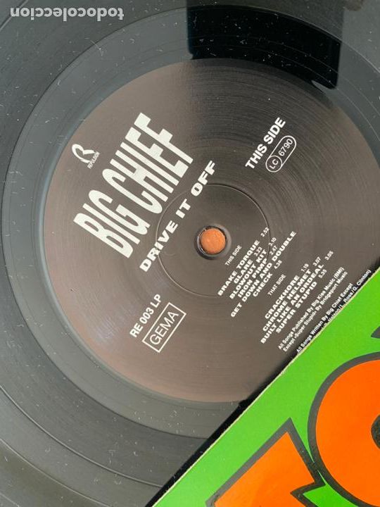 Discos de vinilo: BIG CHIEF (DRIVE IT OFF) LP (B-20) - Foto 2