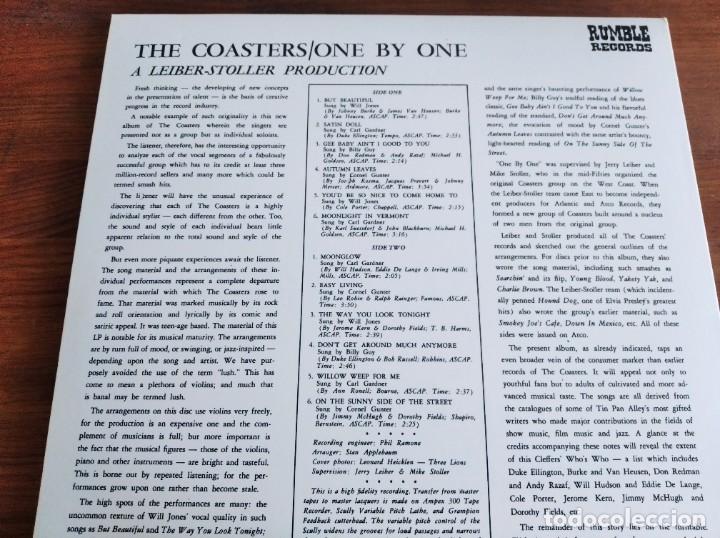 Discos de vinilo: THE COASTERS - One by one *********** REEDICI&Oacute;N 2011 IMPECABLE! - Foto 2